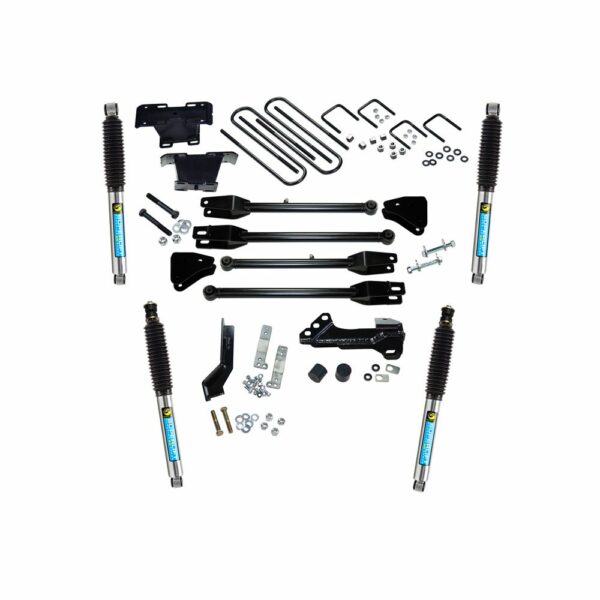 SUPERLIFT 4-LINK LIFT KIT FD F250/350 4WD DSL W/BLSTN SHOCKS 17-22 4in