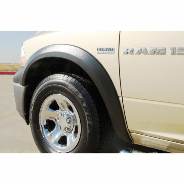 Lund SX204TA Elite Series Black Sport Style Textured Finish Front Fender Flares for 2019-2022 Ram 1500 Classic, 2009-2018 Ram 1500 (Excludes Sport and Express)