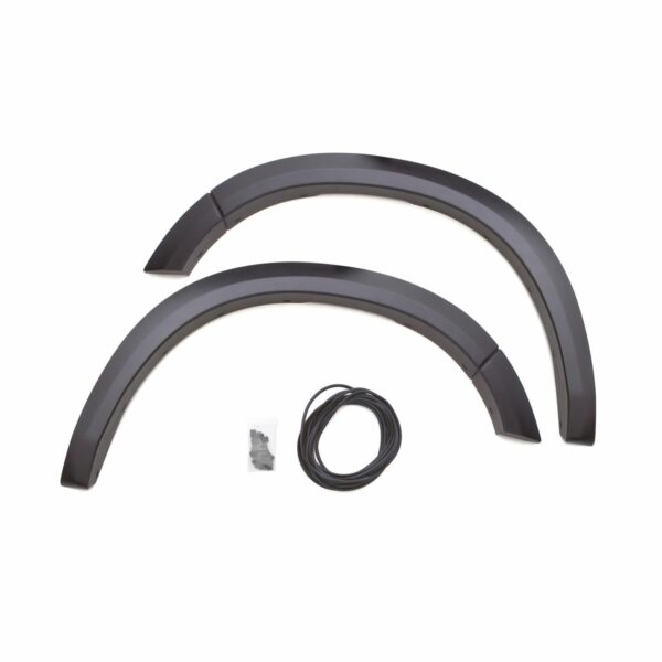 Lund SX205SA Elite Series Black Sport Style Smooth Finish Front Fender Flares for 2010-2018 Ram 2500/3500 (Includes Dually)