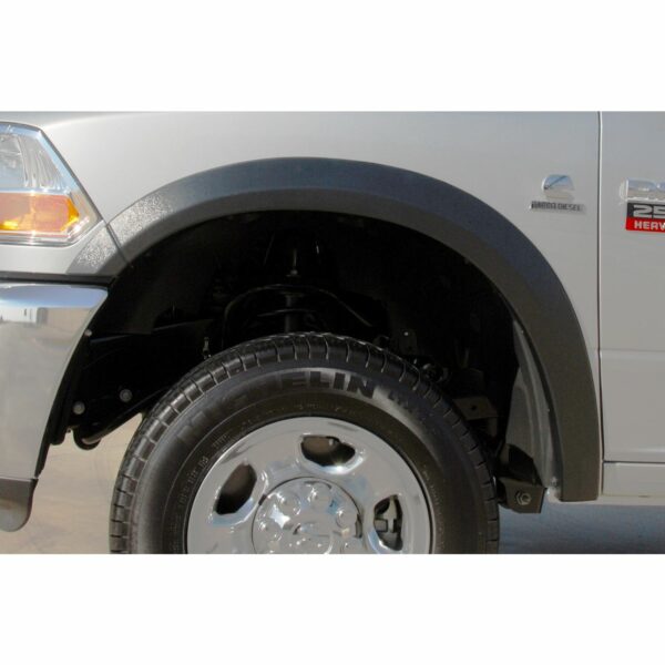 Lund SX205S Elite Series Black Sport Style Smooth Finish 4-Piece Fender Flare Set for 2010-2018 Ram 2500/3500 (Excludes Dually)