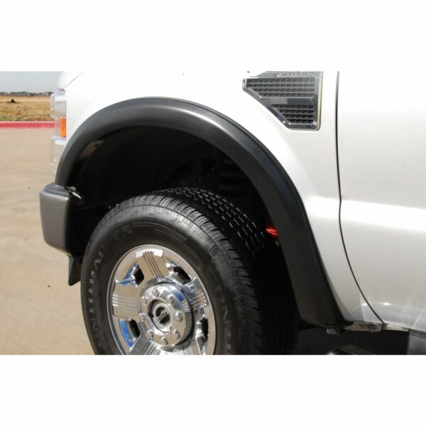 Lund SX313SA Elite Series Black Sport Style Smooth Finish Front Fender Flares for 2008-2010 Ford F-250, F-350 (Excludes Dually)
