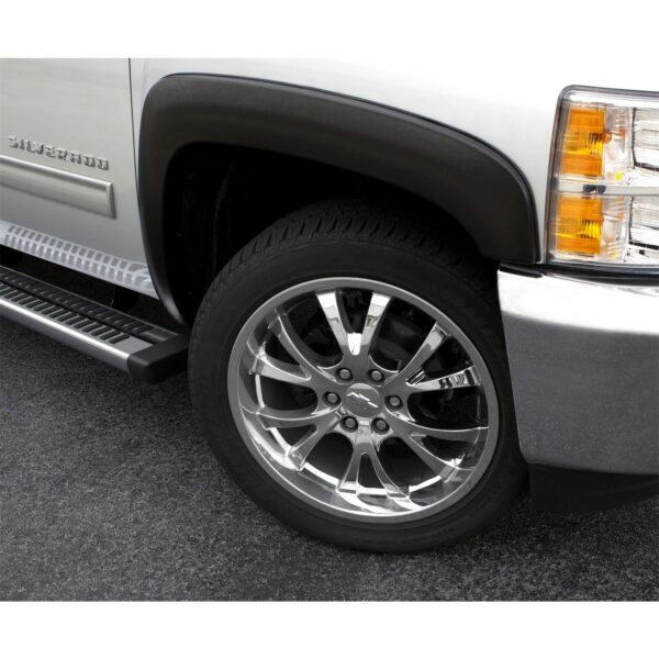 Lund SX111-2TB Elite Series Black Sport Style Textured Finish Rear Fender Flares for 2016-2018 Silverado 1500 with 5.9 Ft. Bed