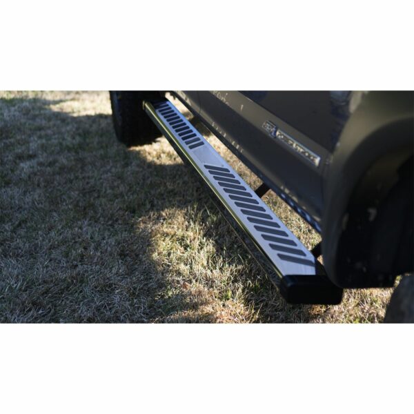 Lund 28665038 Summit Ridge 2.0 Stainless Steel Running Boards for 2004-2024 Nissan Titan; 2016-2024 Titan XD; Fits Crew Cab