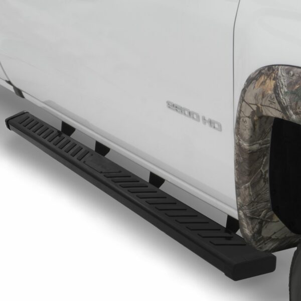 Lund 28565038 Summit Ridge 2.0 Black Stainless Steel Running Boards for 2004-2024 Nissan Titan; 2016-2024 Titan XD; Fits Crew Cab