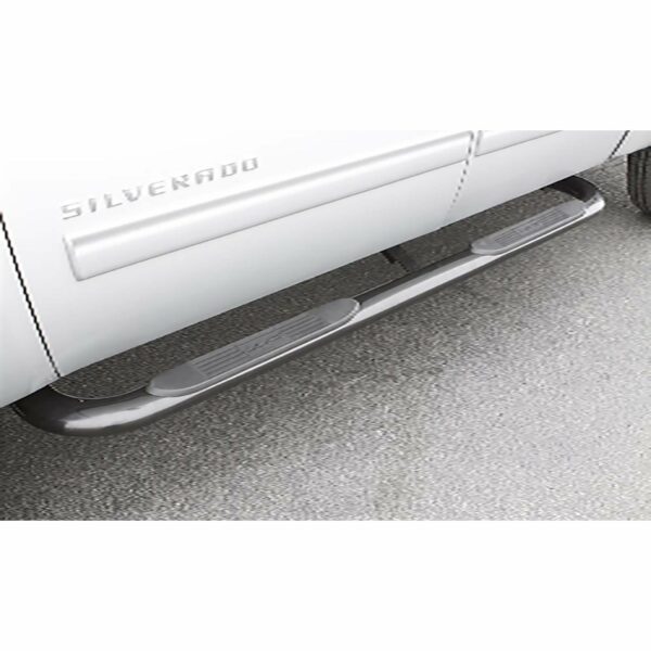 Lund 23274783 Polished Stainless Steel 4 Inch Oval Bent Nerf Bars for 2019-2022 Ram 1500 Classic, 2009-2018 Ram 1500 Extended Cab