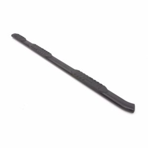 Lund 26089011 Black Steel 5 Inch Oval Wheel-to-Wheel Nerf Bars for 2019-2024 Chevrolet Silverado 1500/GMC Sierra 1500 Crew Cab with 5.5 Ft. Bed; Rocker Panel Mount