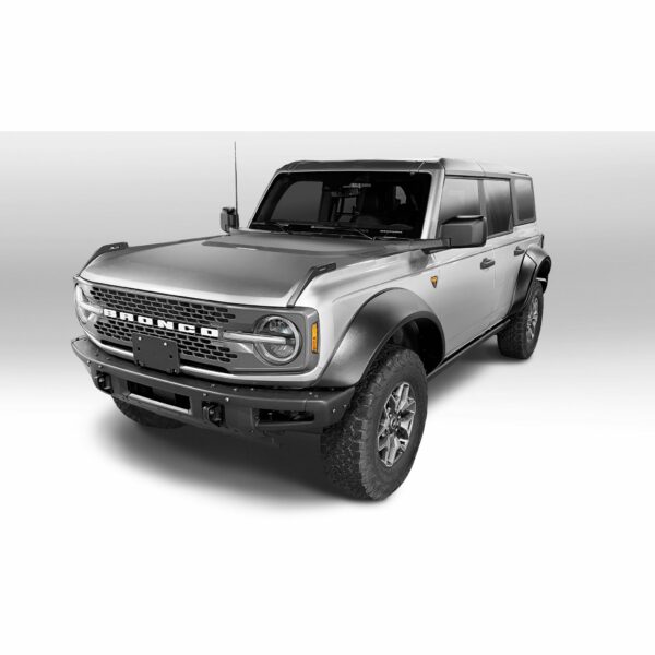 Bushwacker 20961-02 Black Extend-A-Fender Style Smooth Finish 4-Piece Fender Flare Set for 2021-2023 Ford Bronco, 4-Dr