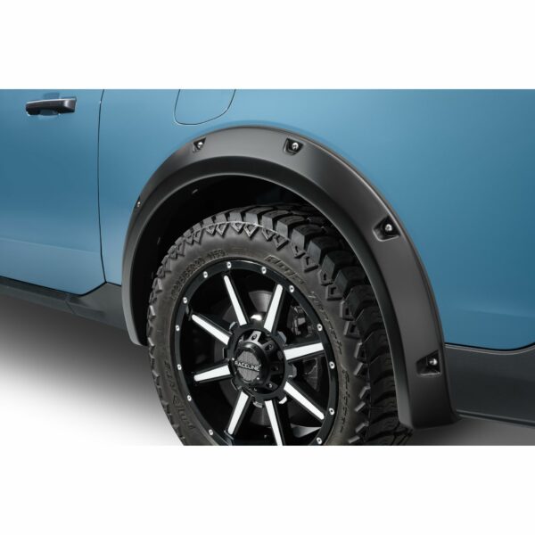 Bushwacker 20967-02 Black Pocket/Rivet Style Textured Finish 4-Piece Fender Flare Set for 22-23 Ford Maverick
