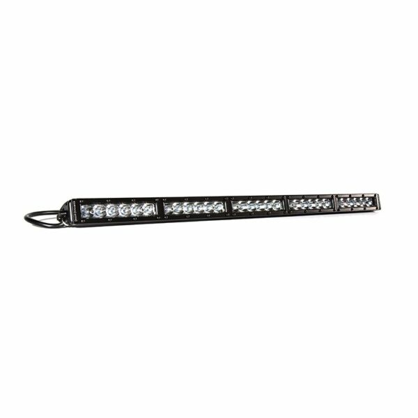 Light bar featuring advanced TIR optics for high efficiency and focus.