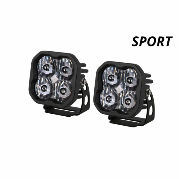 Pod light featuring advanced TIR optics for high efficiency and focus.