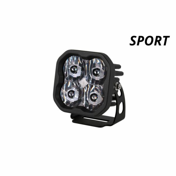 Pod light featuring advanced TIR optics for high efficiency and focus.