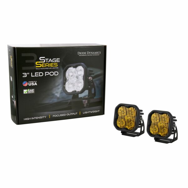 Pod light featuring advanced TIR optics for high efficiency and focus.
