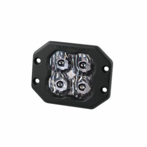 Pod light featuring advanced TIR optics for high efficiency and focus.