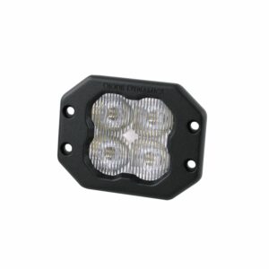 Pod light featuring advanced TIR optics for high efficiency and focus.