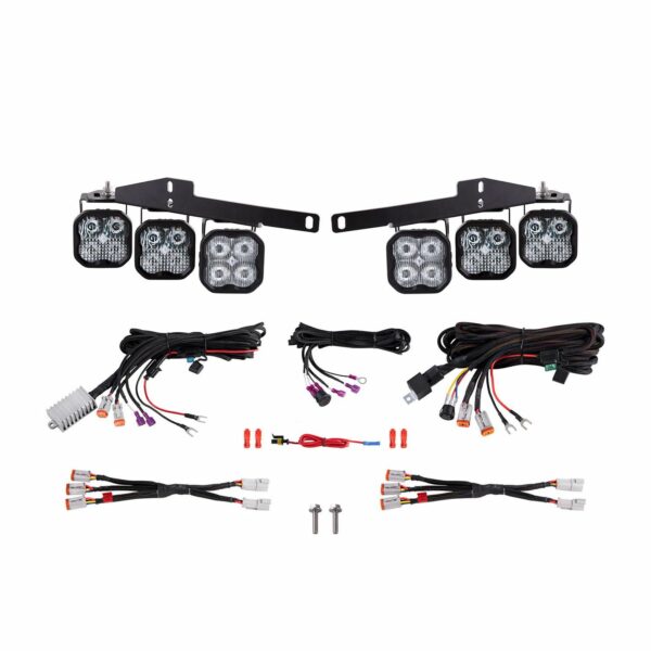Pod light featuring advanced TIR optics for high efficiency and focus.