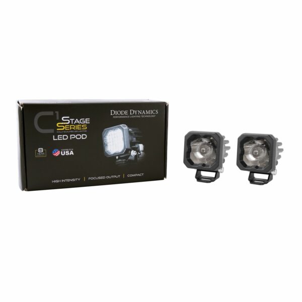 Pod light featuring modern TIR optics for the highest intensity on the market.