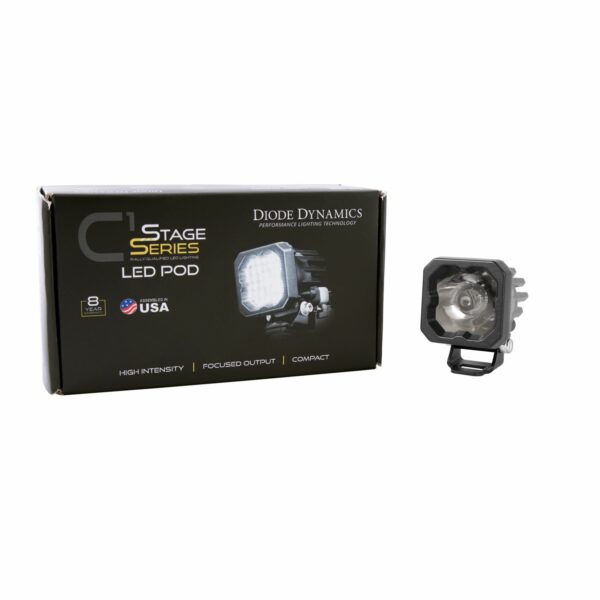 Pod light featuring modern TIR optics for the highest intensity on the market.