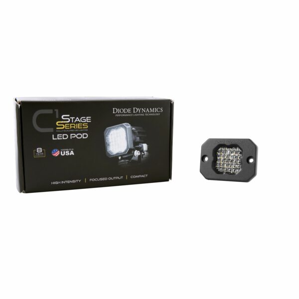 Pod light featuring modern TIR optics for the highest intensity on the market.