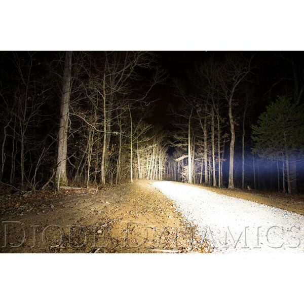Light bar featuring advanced TIR optics for high efficiency and focus.