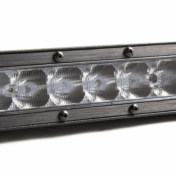 Light bar featuring advanced TIR optics for high efficiency and focus.