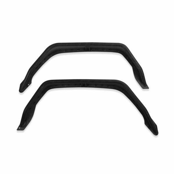 Fabtech JEEP JT TUBE FENDERS RR STL PWDRCOAT BLK TEXTURE