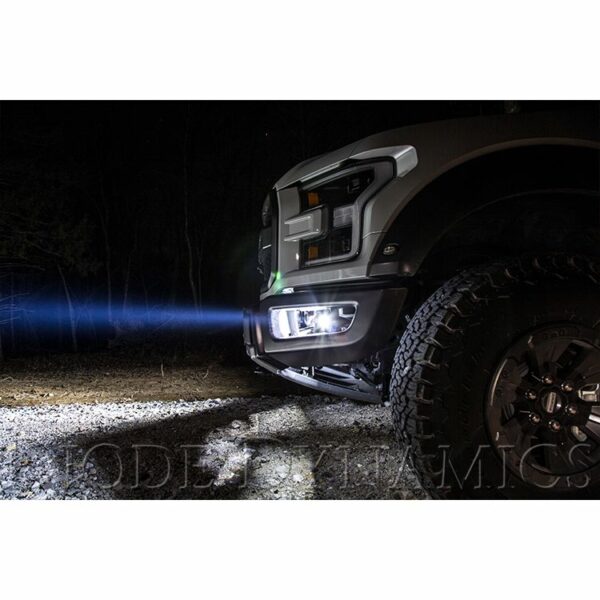 Light bar featuring advanced TIR optics for high efficiency and focus.