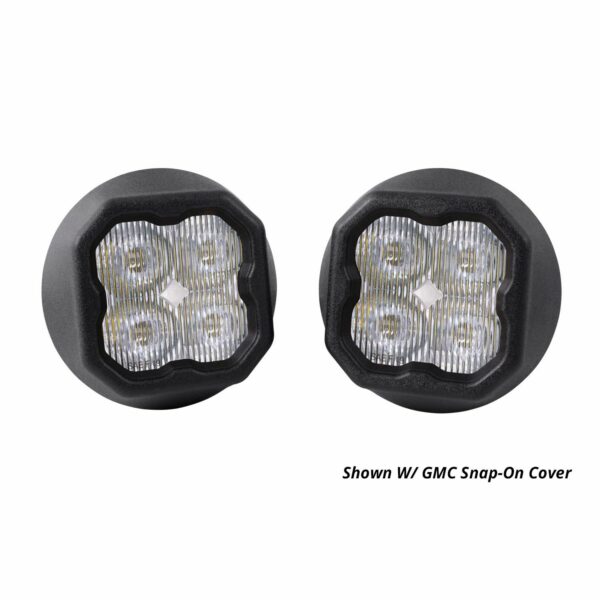 Pod light featuring advanced TIR optics for high efficiency and focus.