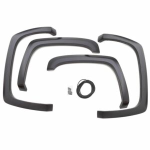 Lund SX117T Elite Series Black Sport Style Textured Finish 4-Piece Fender Flare Set for 2014-2015 Sierra 1500