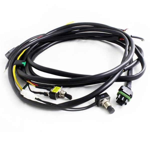 Baja Designs XL/OnX6 Hi-Power Wire Harness w/ Mode Switch - 2 Lights Max
