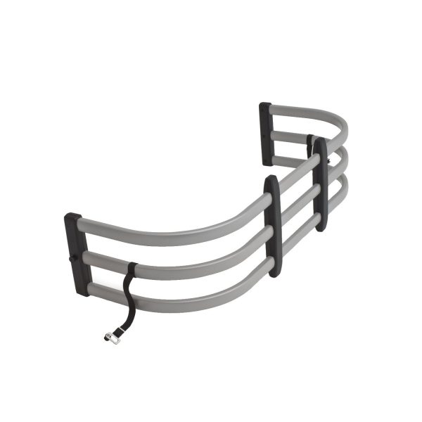 AMP Research 74813-00A Silver BedXTender HD Max Truck Bed Extender for 2004-2024 Ford F-150 (Excludes 2004 F-150 Heritage), 2005-2008 Lincoln Mark LT, 2007-2022 Toyota Tundra, Standard Bed