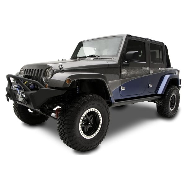 AMP Research 75122-01A PowerStep Electric Running Boards for 2007-2017 Jeep Wrangler JK Unlimited, 4-Door